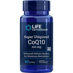 Súper Ubiquinol CoQ10 100 mg, 60 cápsulas