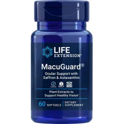 MacuGuard® Υποστήριξη υγείας ματιών με σαφράν και ασταξανθίνη